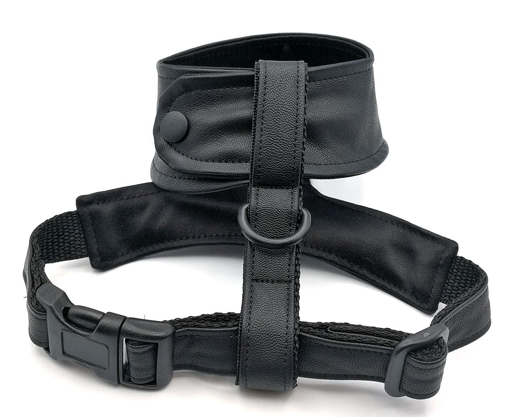 Harnais pour chien en simili cuir