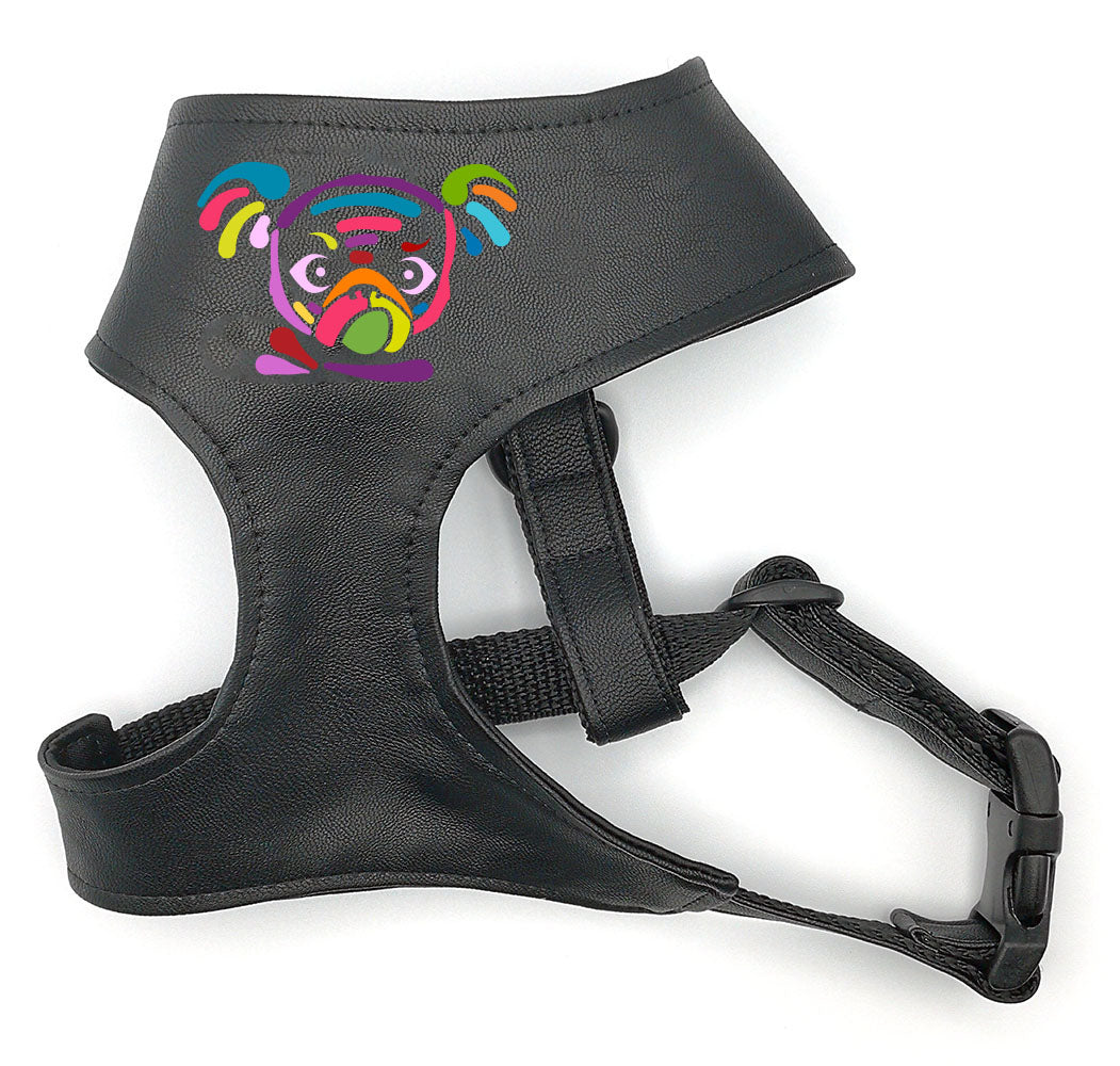 Harnais pour chien en simili cuir