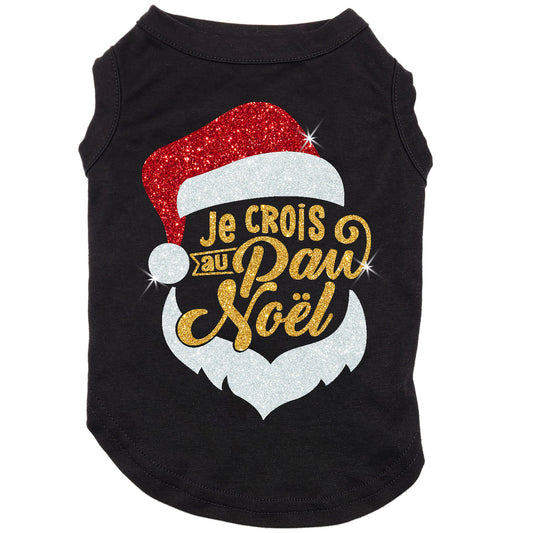 Je crois au PawNoël, t-shirt pour chien