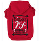 Bisous 25 sous, t-shirt pour chien