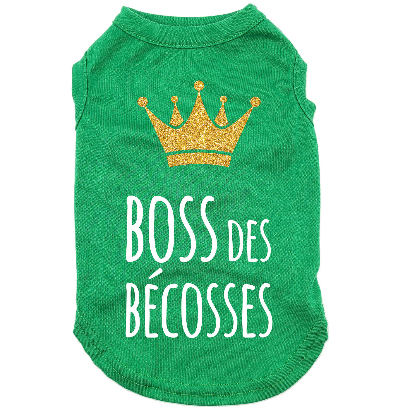 Boss des bécosses, t-shirt pour chien