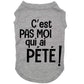 C'est pas moi qui ai pété, t-shirt pour chien