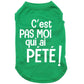 C'est pas moi qui ai pété, t-shirt pour chien