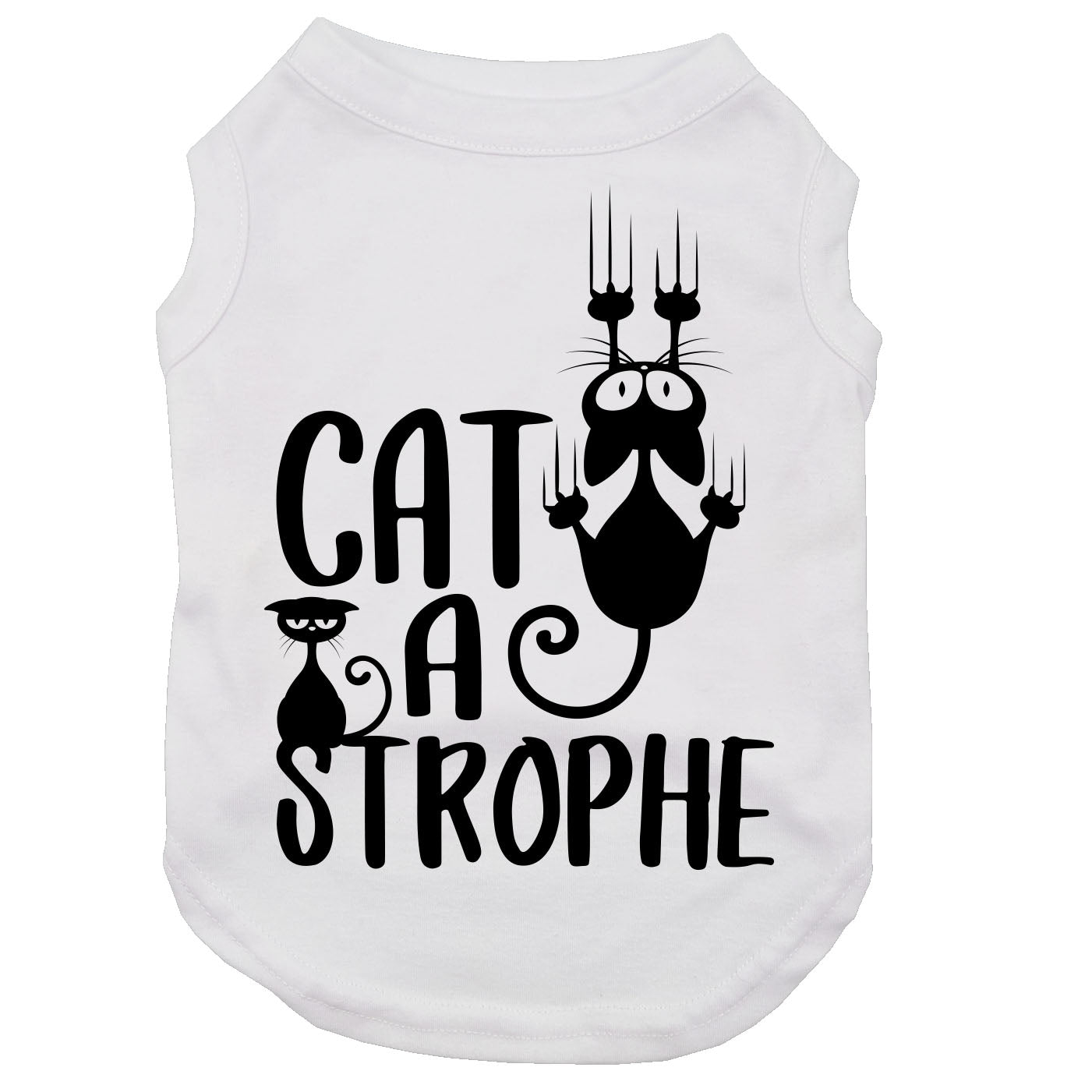 Cat-a-strophe, t-shirt pour chat