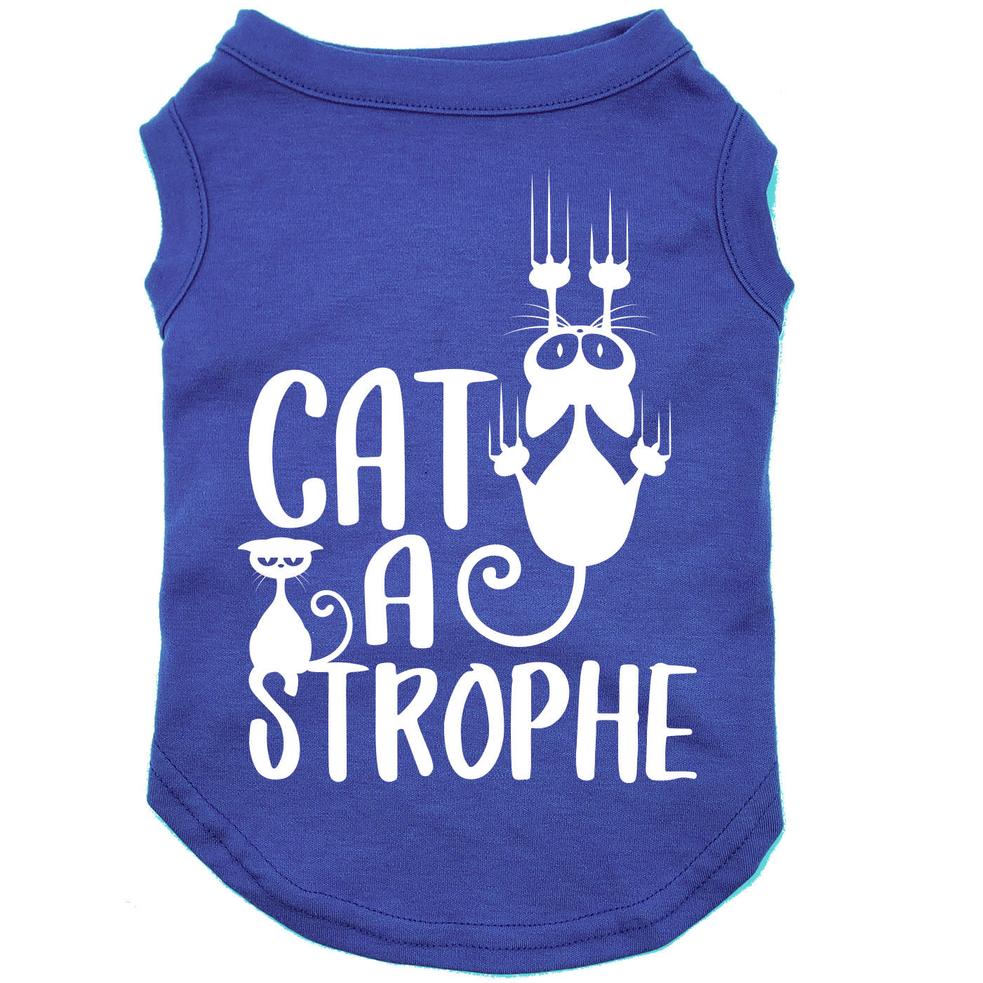 Cat-a-strophe, t-shirt pour chat
