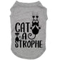 Cat-a-strophe, t-shirt pour chat