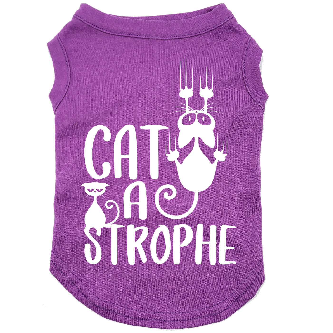 Cat-a-strophe, t-shirt pour chat