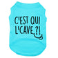 C'est qui l'cave, t-shirt pour chien