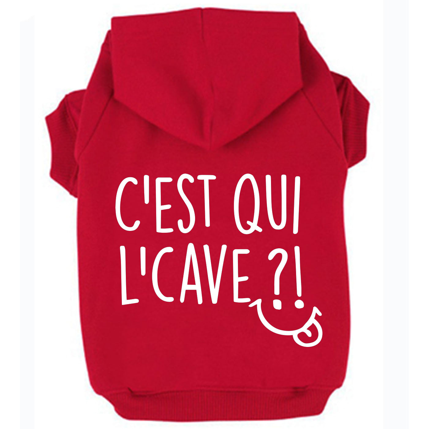 C'est qui l'cave, t-shirt pour chien