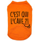 C'est qui l'cave, t-shirt pour chien