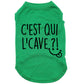 C'est qui l'cave, t-shirt pour chien
