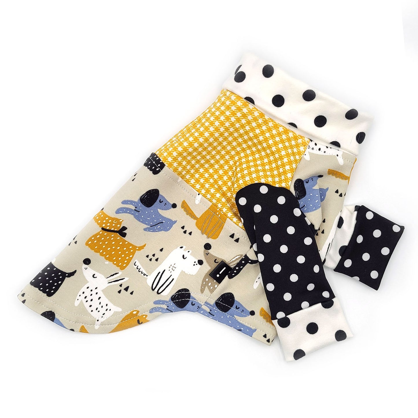 Gilet Pitou à pois, pour chien