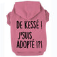 De kessé, j'suis adopté, t-shirt pour chien