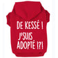 De kessé, j'suis adopté, t-shirt pour chien