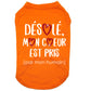 Désolé, mon cœur est pris, t-shirt pour chien