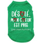 Désolé, mon cœur est pris, t-shirt pour chien