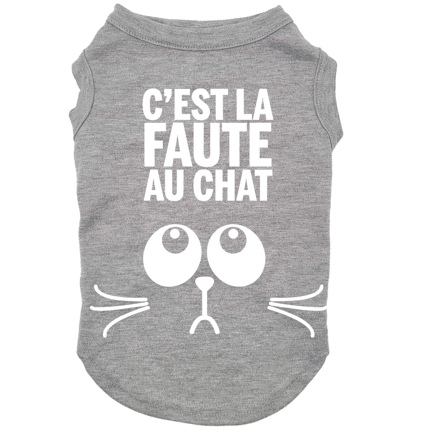C'est la faute au chat, Glow in the dark, t-shirt pour chien