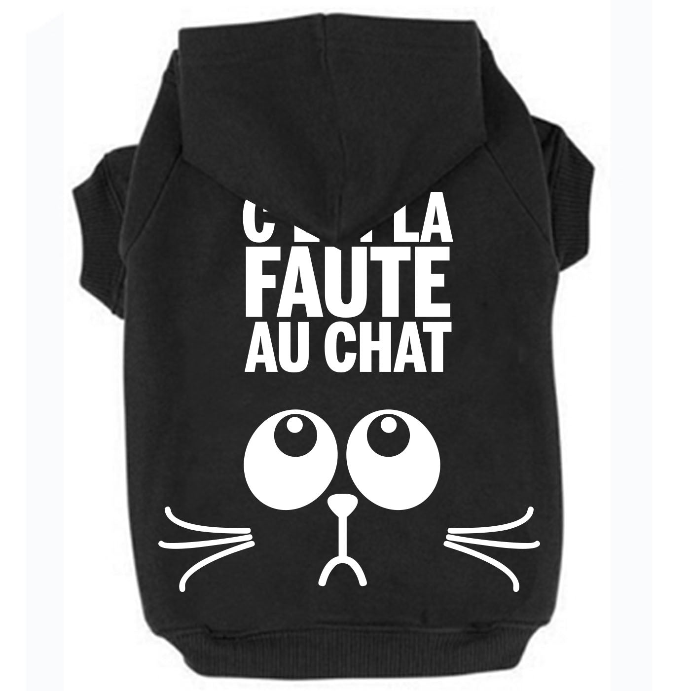 C'est la faute au chat, Glow in the dark, t-shirt pour chien
