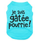 Je suis gâtée pourrie, t-shirt pour chien