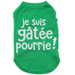 Je suis gâtée pourrie, t-shirt pour chien