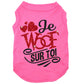 Je WOOF sur toi, t-shirt pour chien
