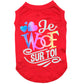 Je WOOF sur toi, t-shirt pour chien