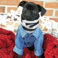 Veste de jeans pour chien