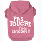 Pas touche, j'ai du caractère, t-shirt pour chien