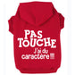 Pas touche, j'ai du caractère, t-shirt pour chien
