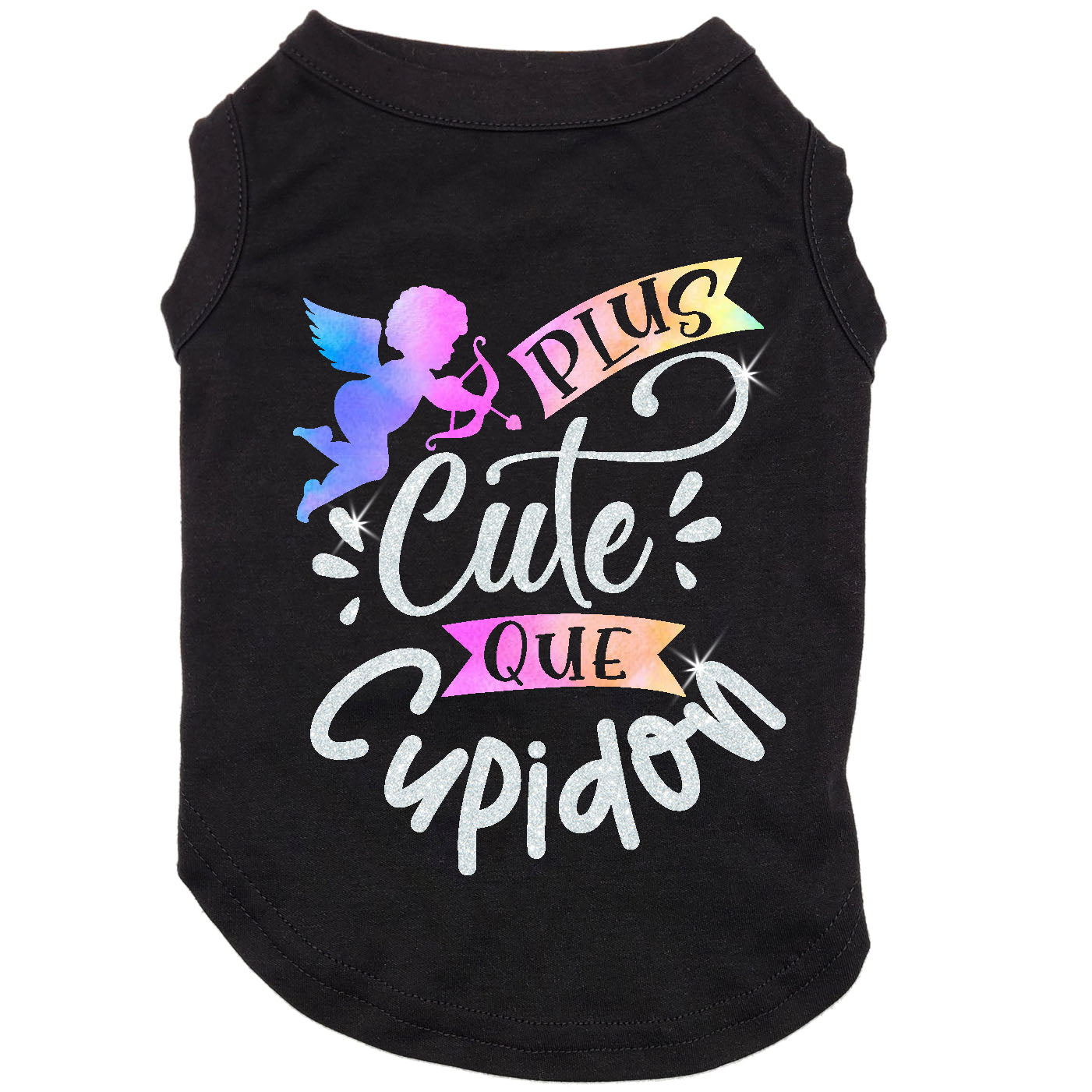 Plus cute que Cupidon, t-shirt pour chien