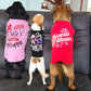 Bisous gratuits, t-shirt pour chien