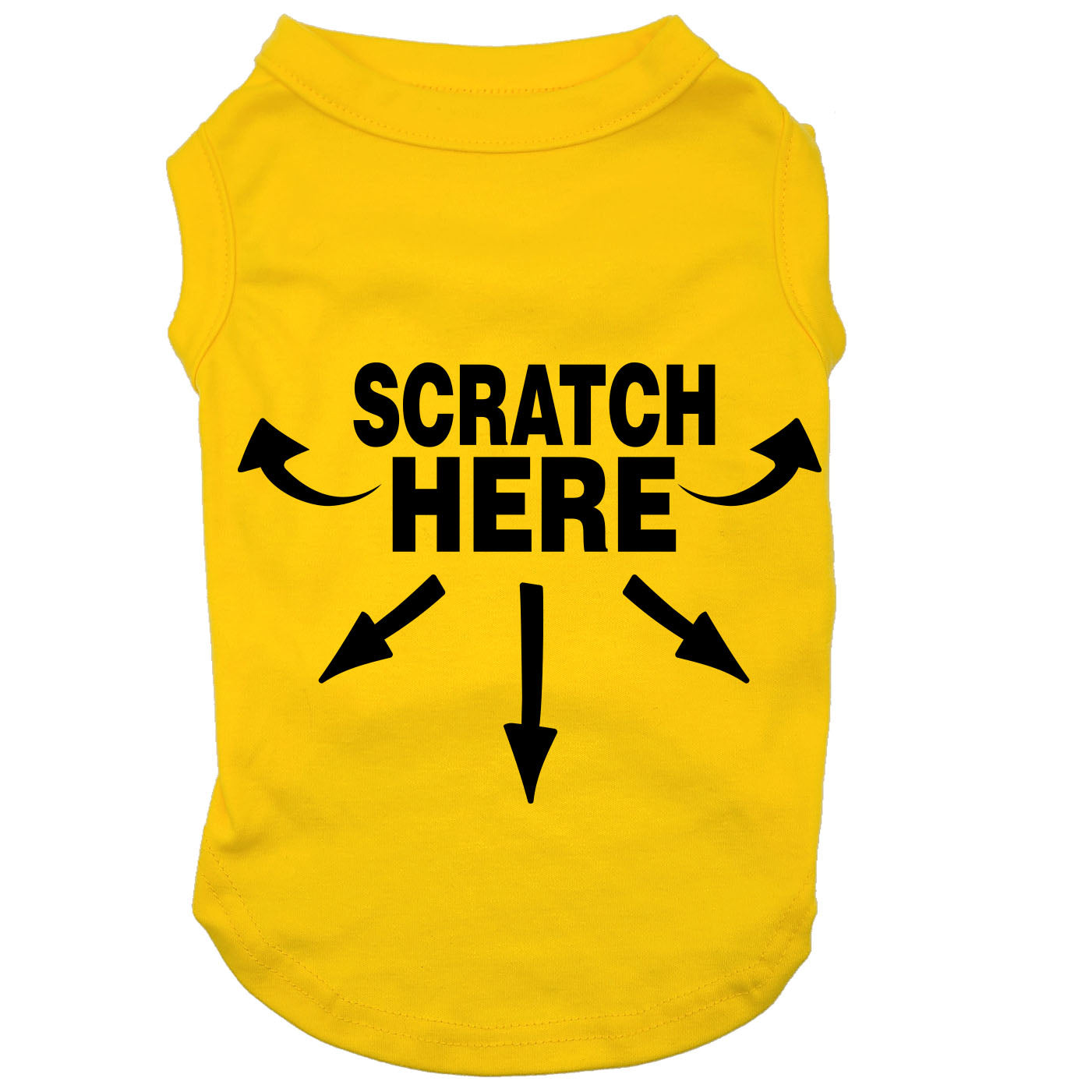 Scratch here, dog t-shirt