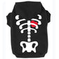 Squelette, Glow in the dark, t-shirt pour chien