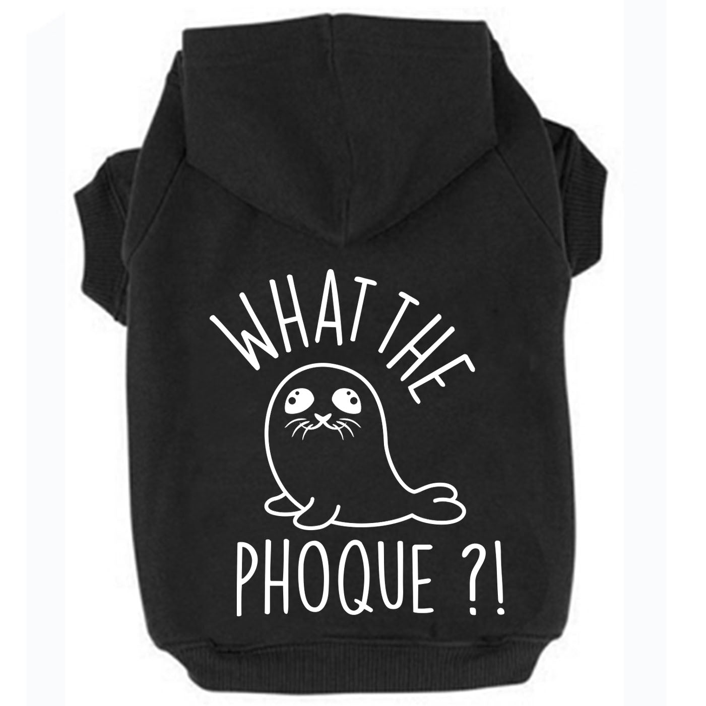 What the phoque, t-shirt pour chien