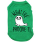 What the phoque, t-shirt pour chien